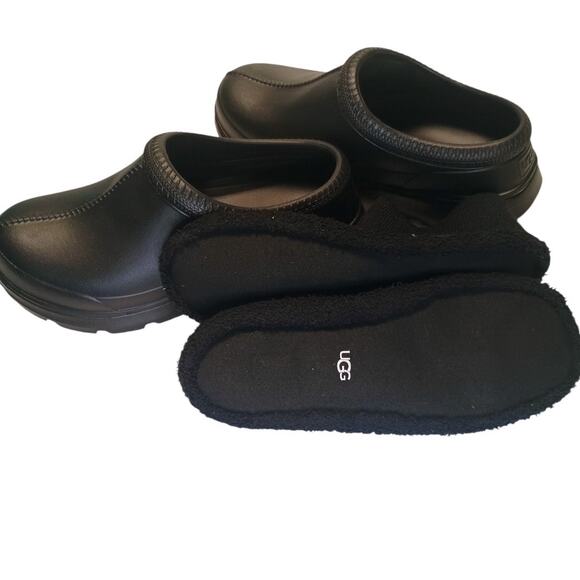 Uggs, Tasman, black slip on clog with removable sock, unisex size 9 - Picture 2 of 14